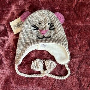 Nirvana Designs mouse hat. Size M/L. 6-8 year old. Never worn. NWT.